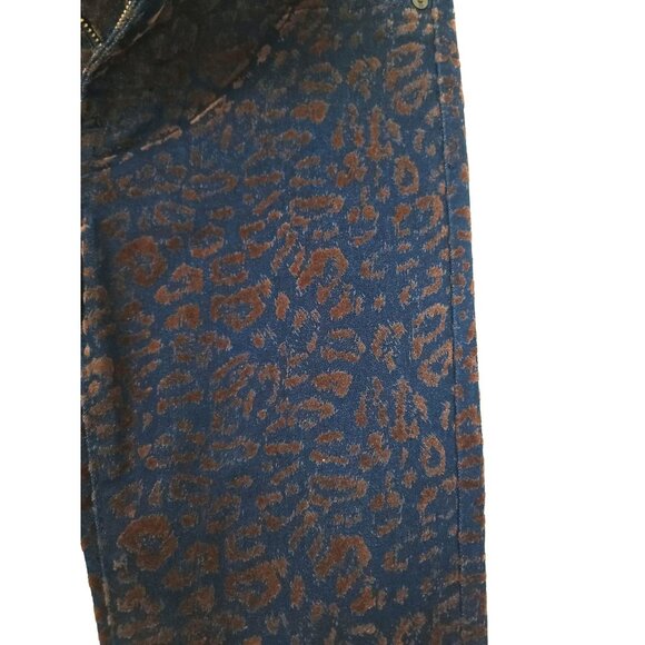Joe's Jeans Girl's Ultra Slim THE JEGGING Velvet Leopard Print Pants Size 14 - Picture 5 of 8